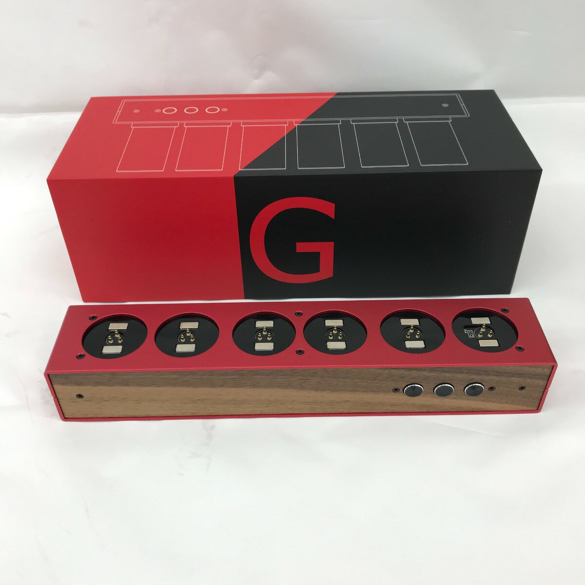 ■■【中古】gixie clock ギクシークロック ニキシー管風LED 置き時計 Sランク