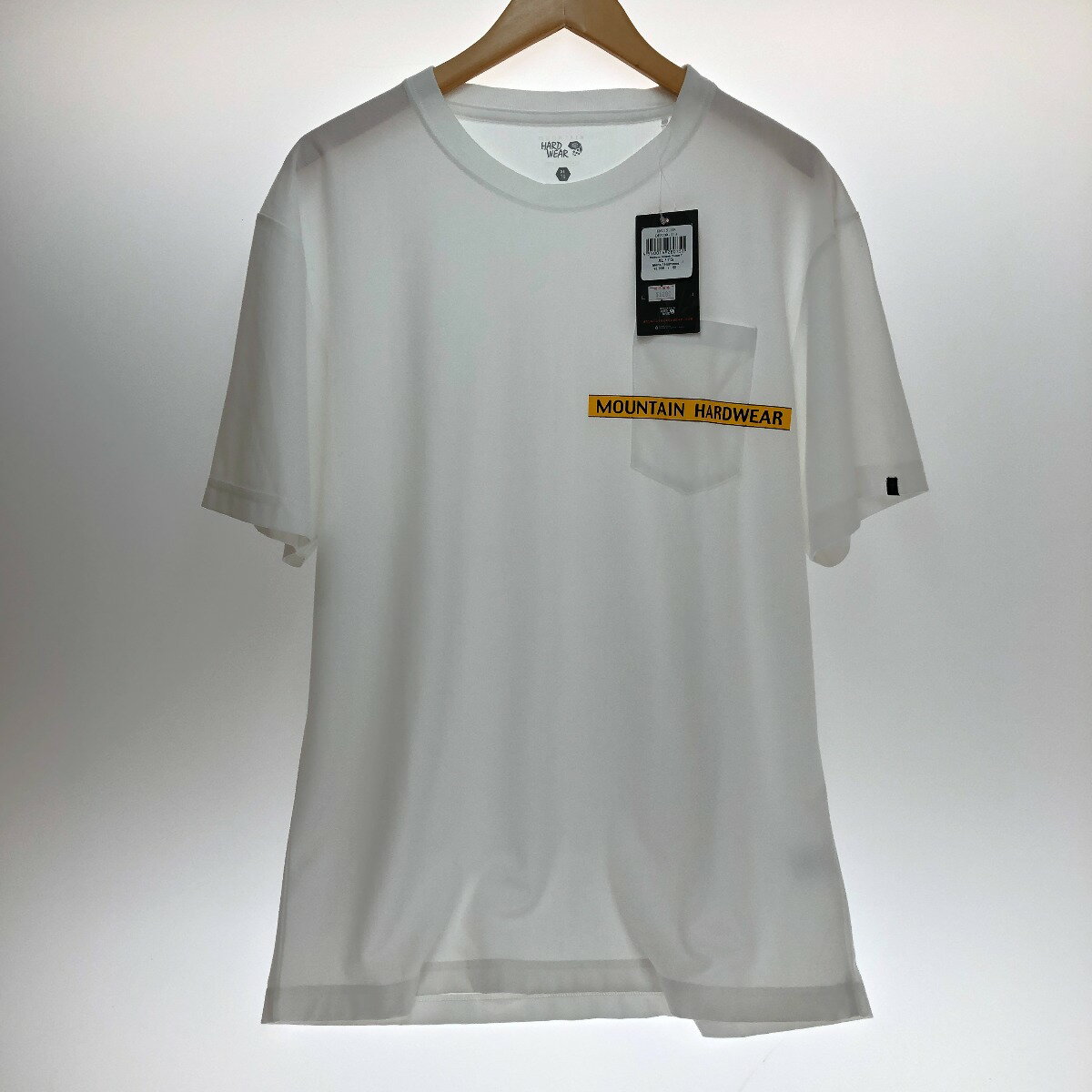 □□【中古】MOUNTAIN HARD WEAR マウンテン ハード ウェア ハードウェアグラフィックポケット 半袖Tシャツ XLサイズ OE8209 ホワイト Aランク