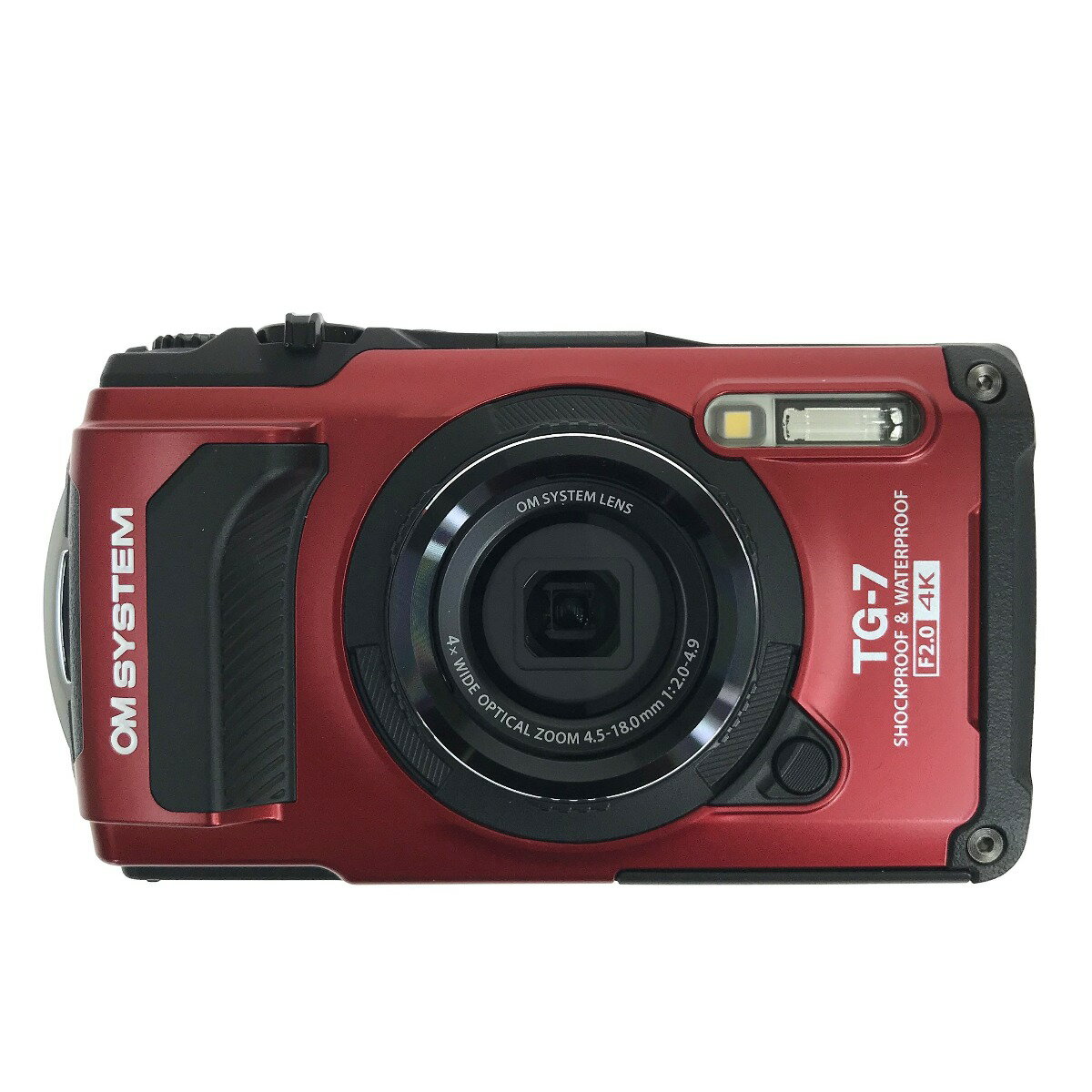 ##【中古】OLYMPUS オリンパス コンパクトデジタルカメラ Tough TG-7 レッド Sランク