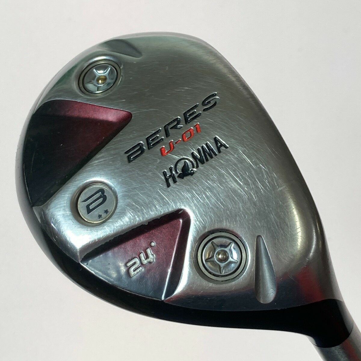 ◎◎【中古】HONMA ホンマ BERES ベレス U-01 24° ユーティリティ ARMRQ 6 49 ☆☆ R Cランク