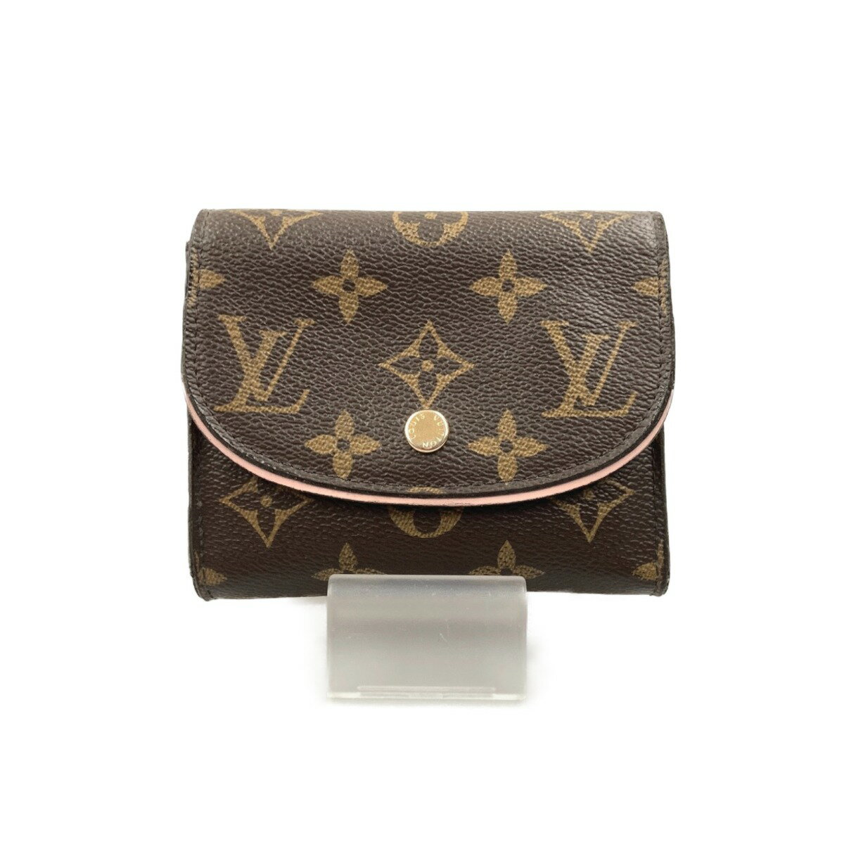 〇〇【中古】LOUIS VUITTON ルイヴィトン モノグラム ポルトフォイユ アリアンヌ 三つ折り短財布 M62037 ブラウン Bランク