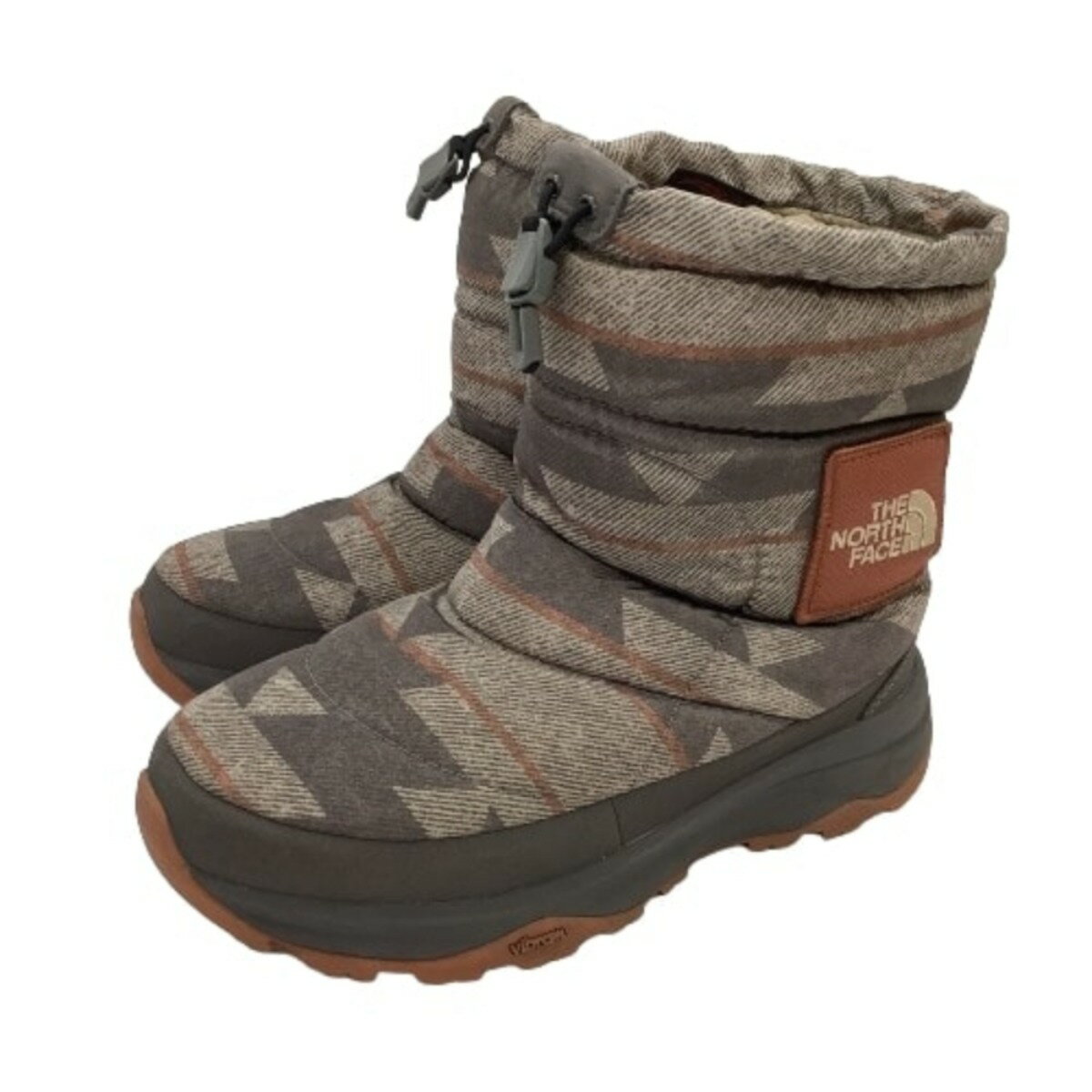 ♪♪【中古】THE NORTH FACE ザノースフェイス ヌプシブーティーウォータープルーフ メンズ レディース SIZE 24cm ベージュ Aランク