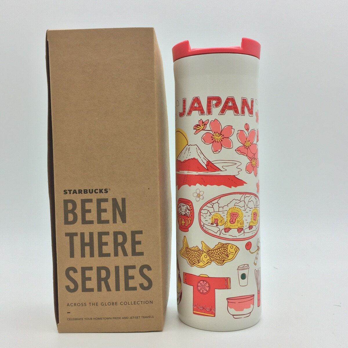 ◎◎【中古】STARBUCKS スターバックス Been There Series ステンレスボトルJAPAN473ml　保冷・保温 未使用品　 Sランク