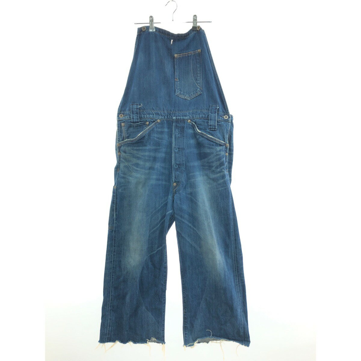 ▼▼【中古】LEVI'S リーバイス メンズ オーバーオール W36 1920年復刻 Lot.20905 吊りカン片方欠品 20905-0005 ブルー Cランク