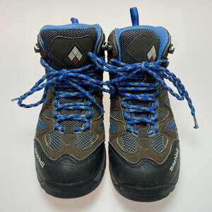 ωω【中古】mont・bell モンベル トレッキングシューズ SIZE 24.5cm GORETEX/グレー×ライトブルー 411513360 Cランク