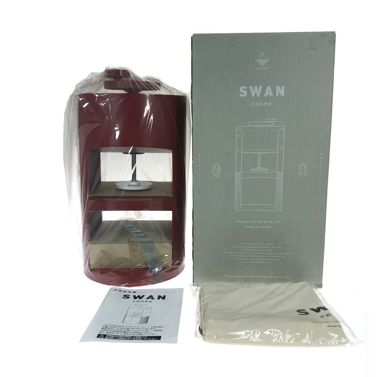 ##【中古】SWAN 家庭用手動式氷削器 conee コニー カキ氷機 Sランク