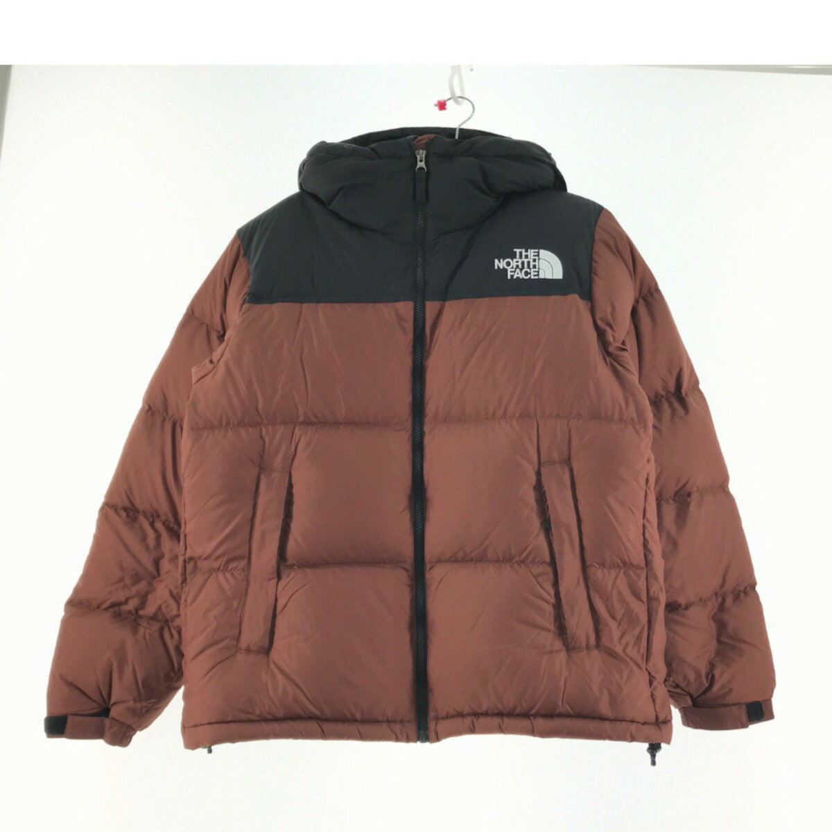 ▼▼【中古】THE NORTH FACE ザノースフェイス ヌプシフーディー ダウンジャケット ND92331 ブラウン Bランク