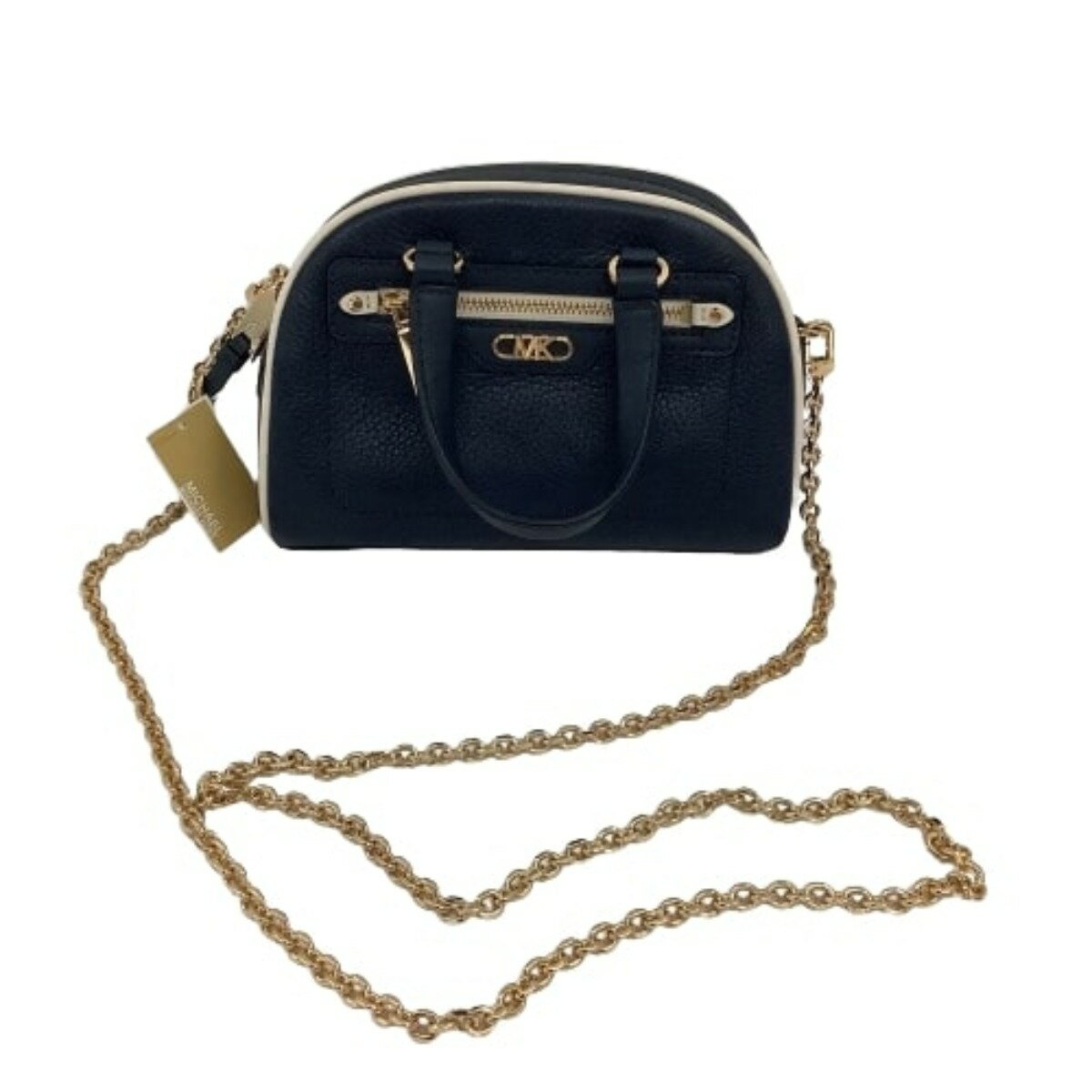 ♪♪【中古】MICHAEL KORS マイケルコース 未使用 レディース 2WAYバッグ ハンドバッグ ショルダーバッグ ネイビー Sランク