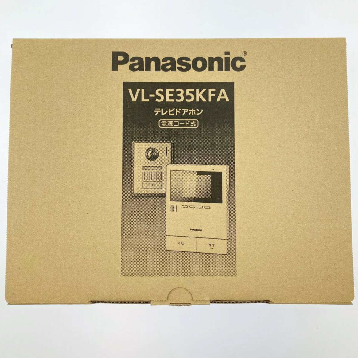 ▽▽【中古】Panasonic パナソニック テレビドアホン 電源コード式 VL-SE35KFA 開封未使用品 Sランク