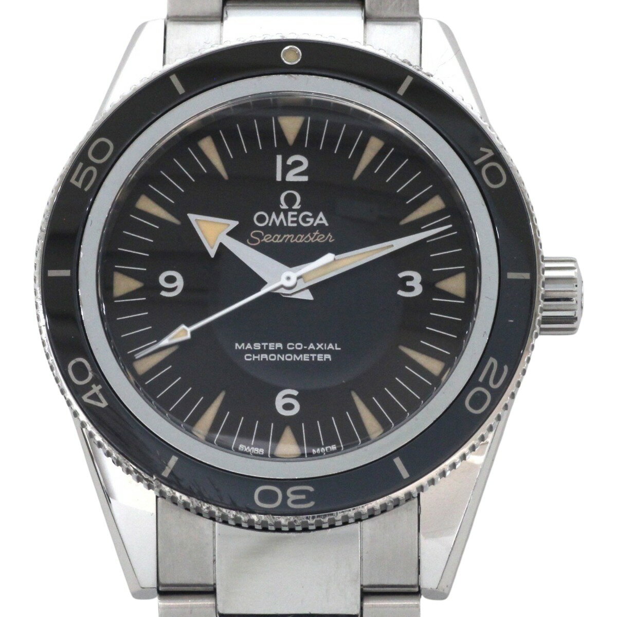 $$【中古】OMEGA オメガ シーマスター300 コーアクシャル 自動巻き腕時計 Cランク