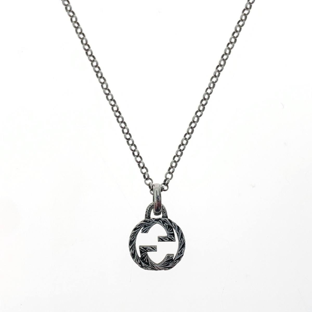 šGUCCI å 󥿡åG ڥ Ag925 ͥå쥹 455535 J8400 0811 С B