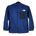 ##【中古】THE NORTH FACE ザノースフェイス キッズ ゼウストリクライメイトジャケット 130cm NPJ61730 ブルー Bランク