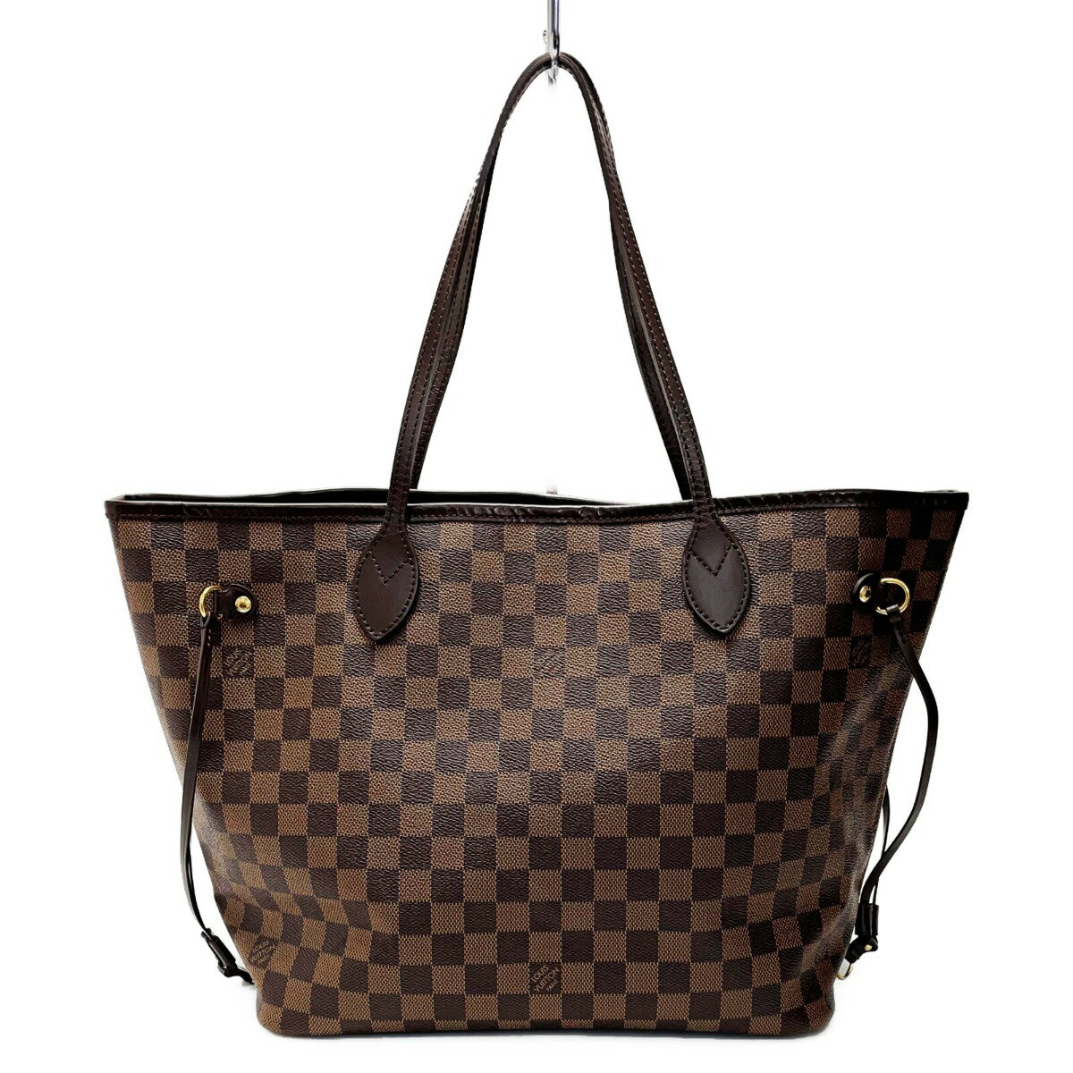 ☆☆【中古】LOUIS VUITTON ルイヴィトン ダミエ ネヴァーフル N41358 エベヌ トートバッグ レディース ゴールド金具 Bランク