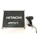 ▼▼【中古】HITACHI 日立 電動工具 コードレス式 14.4V インパクトドライバ 充電器 充電池3個 ケース付 WH14DBAL ブラック Cランク