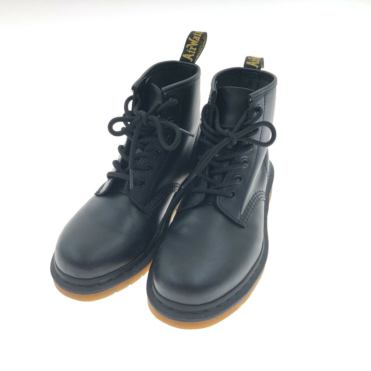 〇〇【中古】Dr.Martens ドクターマーチン 靴 ブーツ 6ホール UK4 23cm ブラック Bランク