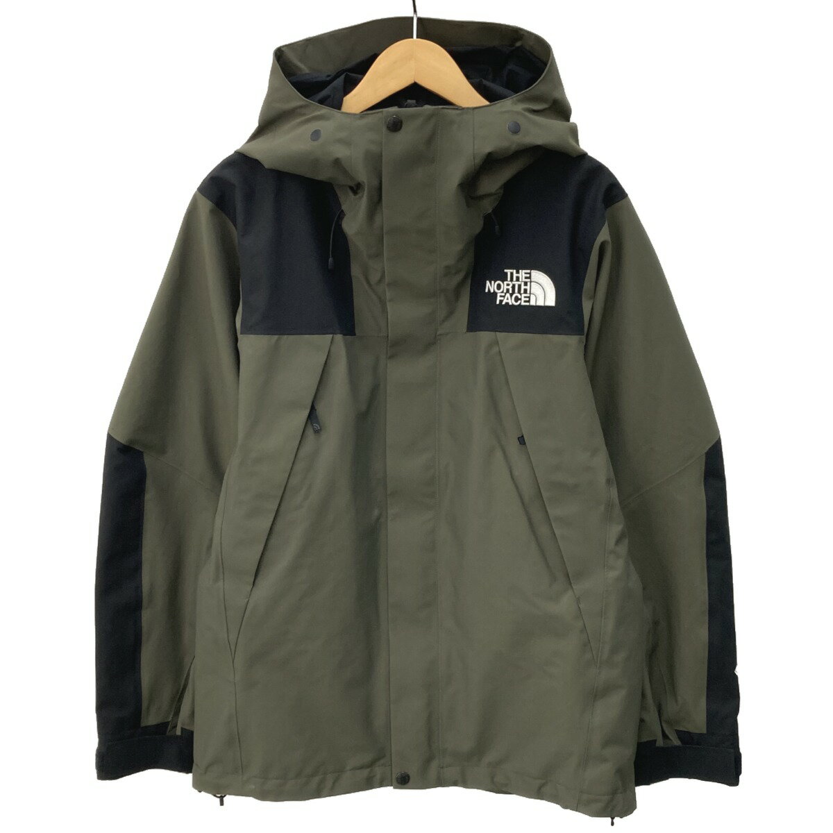 ☆☆【中古】THE NORTH FACE ザノースフェイス ジャケット サイズ L メンズ NP61800 カーキ×ブラック Bランク