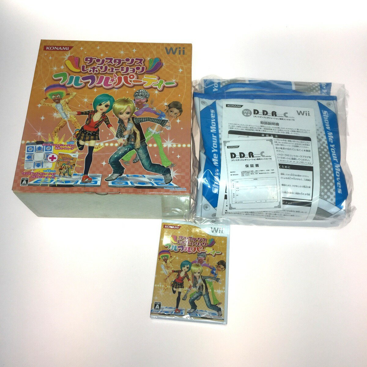 ◎◎【中古】 Wii DDR ダンスダンスレボリューション フルフルパーティー 動作未確認 現状品 Bランク