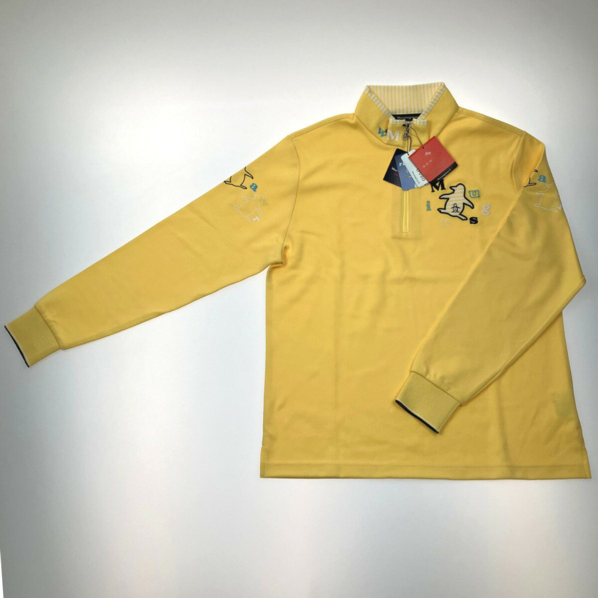 ▽▽【中古】Munsingwear マンシングウェア 春物 SIZE LL レディース 無地 LG1127 Y907 イエロー Aランク