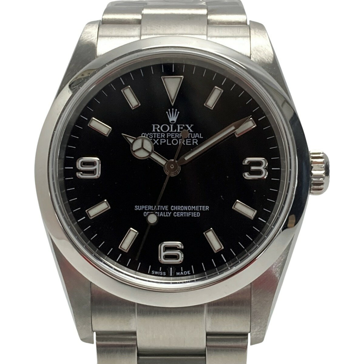 ☆☆【中古】ROLEX ロレックス エクスプローラー1 D番 114270 ブラック 自動巻き メンズ 腕時計 Bランク