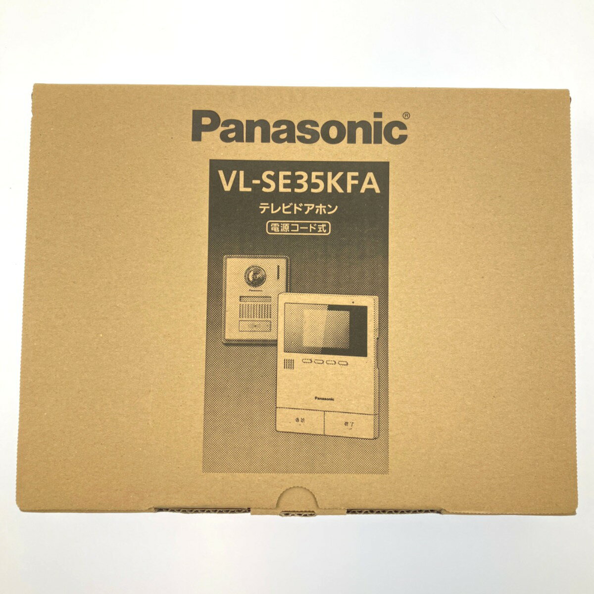 ▽▽【中古】Panasonic パナソニック テレビドアホン 電源コード式 VL-SE35KFA 開封未使用品 Sランク