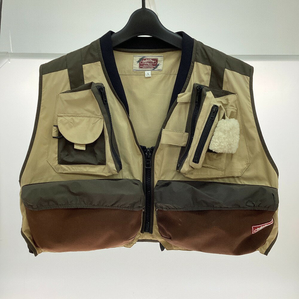 §§【中古】Angler's House フィッシングベスト SIZE L 程度C Cランク