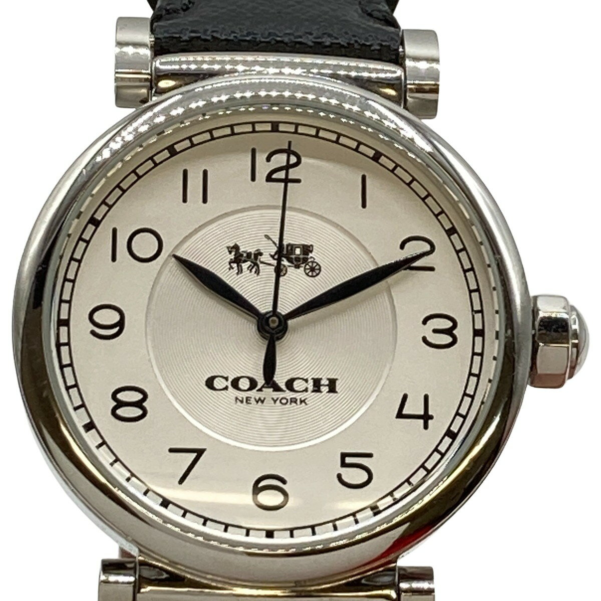 ◎◎【中古】COACH コーチ 腕時計 クォーツ ユニセックス CA.72.7.14.1082 ホワイト Bランク