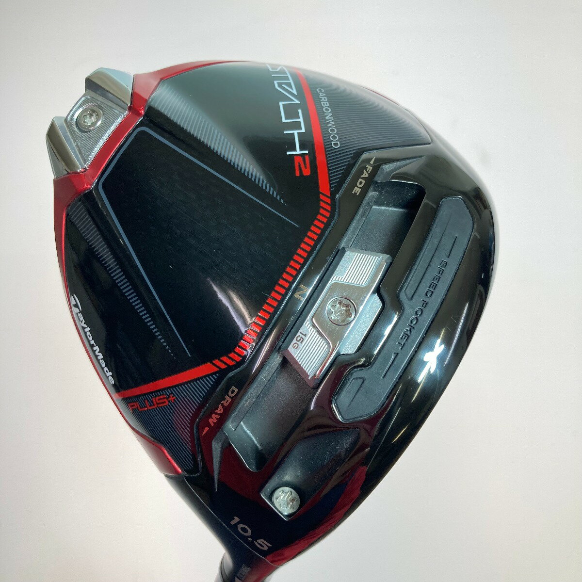 ◎◎【中古】TaylorMade テーラーメイド STEALTH2 PLUS+ ステルス2 10.5° ドライバー TOUR AD CQ-6 S カバー付 Bランク