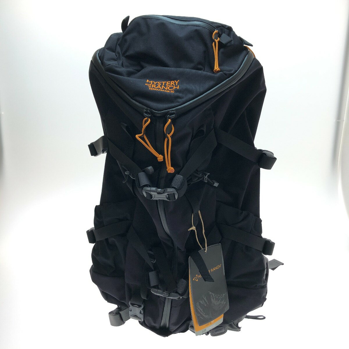 □□【中古】MYSTERY RANCH ミステリーランチ バックパック テラフレーム 3ZIP 50 M 112382-001-30 ブラック Aランク