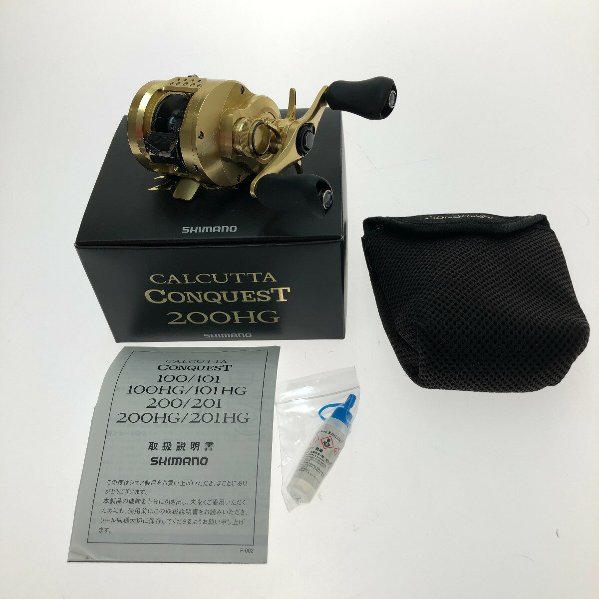 □□【中古】SHIMANO シマノ 21 カルカッタコンクエスト 200HG 右巻き 042385 Bランク