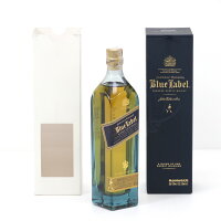 $$【中古】Johnnie Walker ジョニーウォーカー スコッチウイスキー ブルーラベル シリアルナンバー付 箱入り 200ml 40度 Nランク 未開栓