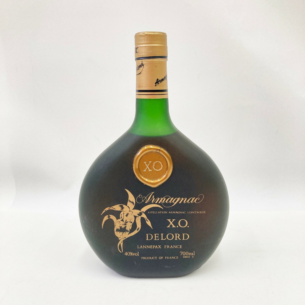 〇〇【中古】DELORD デロード アルマニャック X.O 700ml 40度 ブランデー Nランク 未開栓