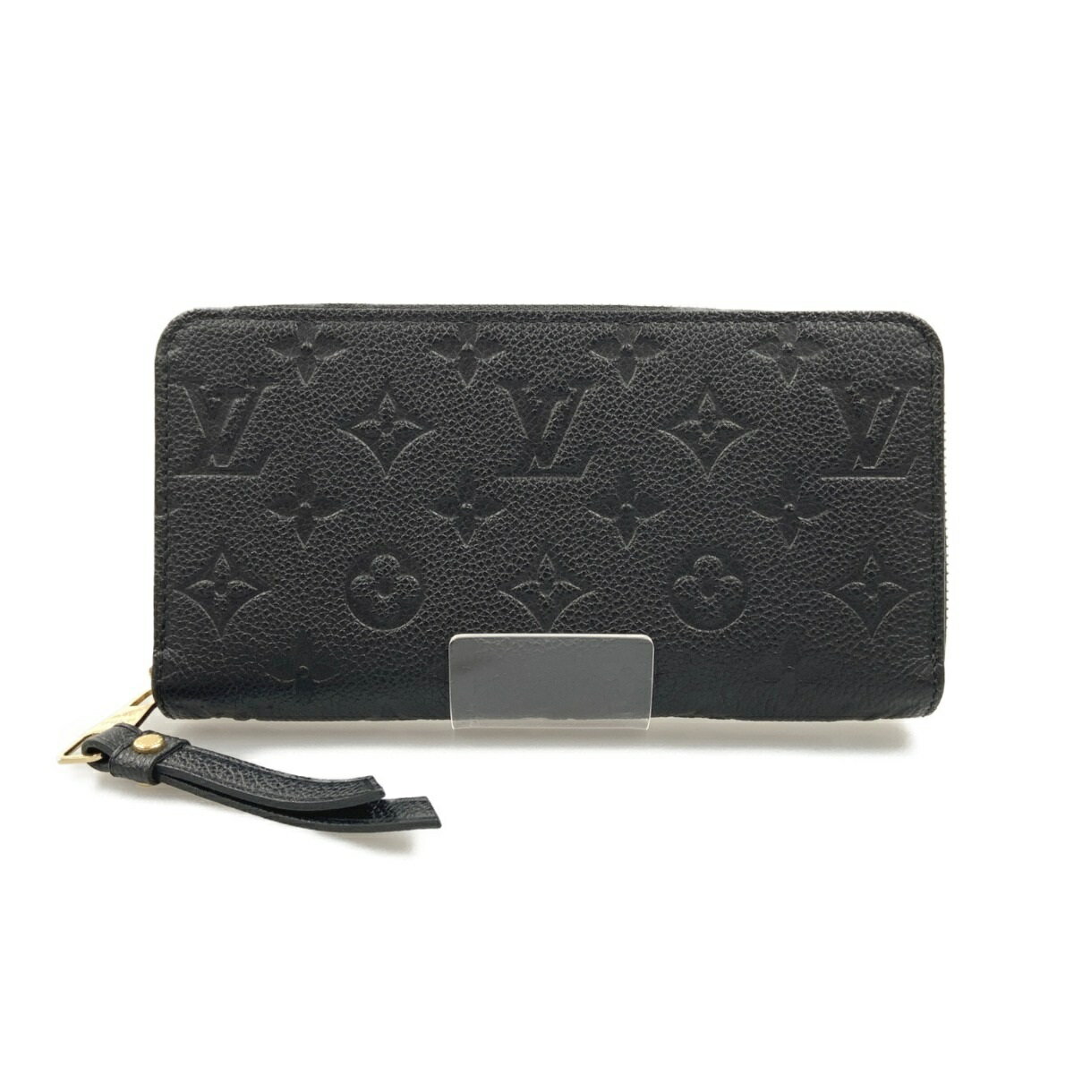 〇〇【中古】LOUIS VUITTON ルイヴィトン モノグラム アンプラント ジッピーウォレット ラウンドファスナー長財布 M61864 ブラック RFID搭載 Aランク