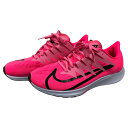 ##【中古】NIKE ナイキ ZOOM RIVAL FLY ズームライバルフライ ランニングシューズ 24.5cm CD7287-600 ハイパーピンク×ロータスピンク Cランク