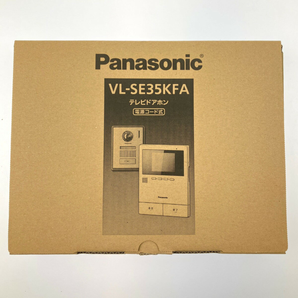 ▽▽【中古】Panasonic パナソニック テレビドアホン 電源コード式 VL-SE35KFA 開封未使用品 Sランク