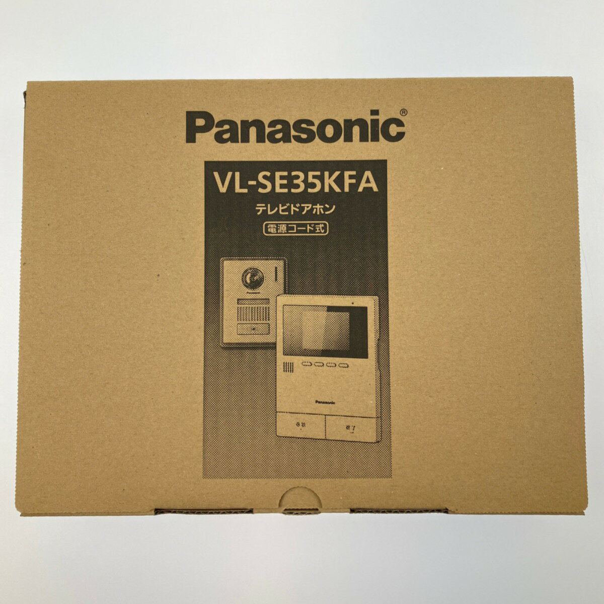 ▽▽【中古】Panasonic パナソニック テレビドアホン 電源コード式 VL-SE35KFA 開封未使用品 Sランク