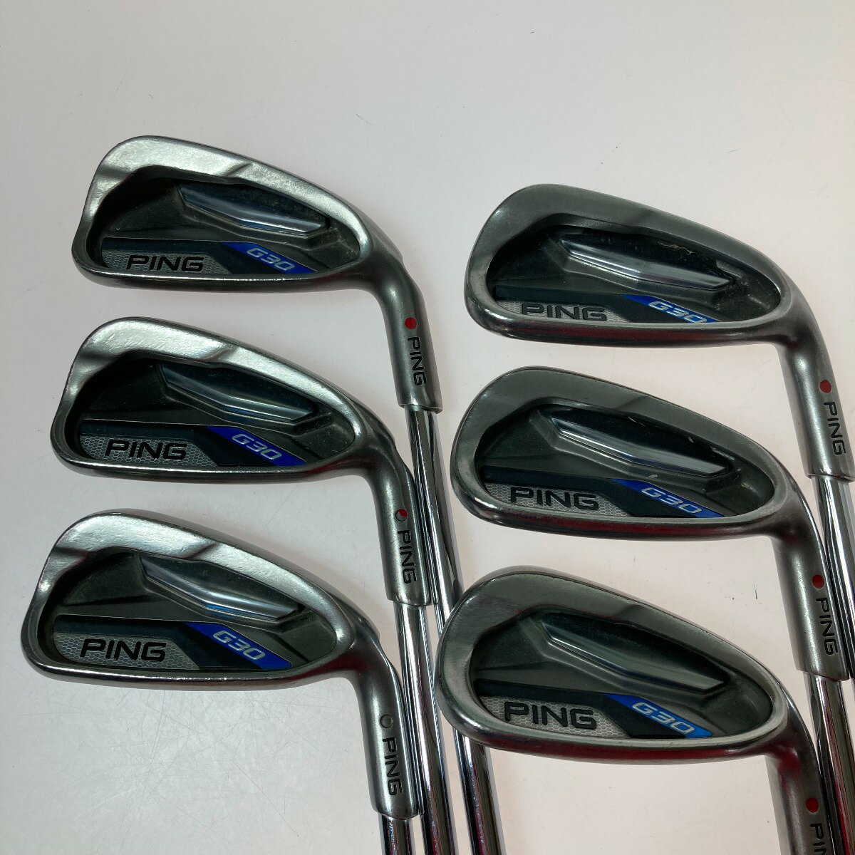 ◎◎【中古】PING ピン G30 赤ドット 5-9.W 6本 アイアンセット CFS R Cランク