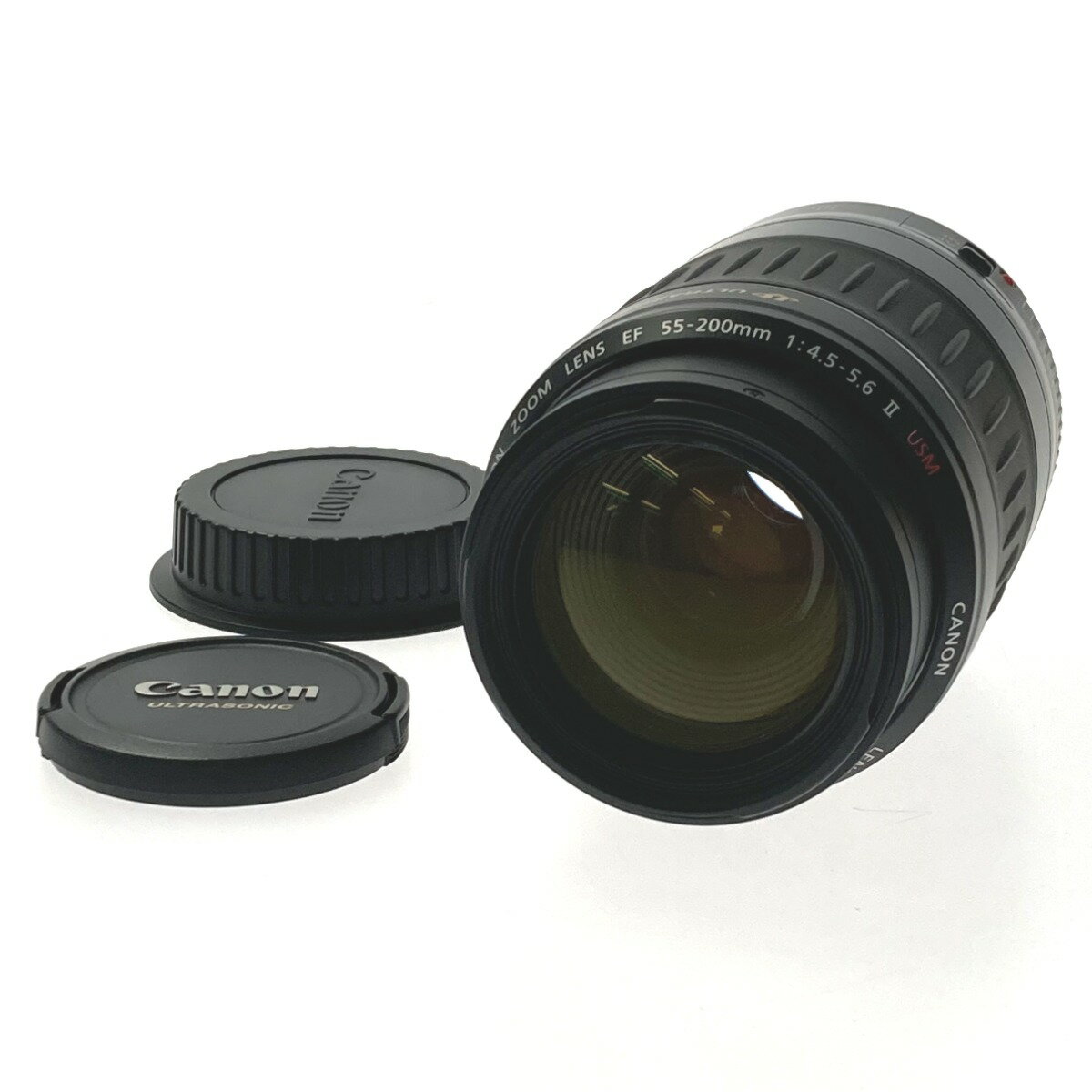 ☆☆【中古】CANON キャノン ズームレンズ EF 55-200mm f4.5-5.6 II USM レンズ Bランク