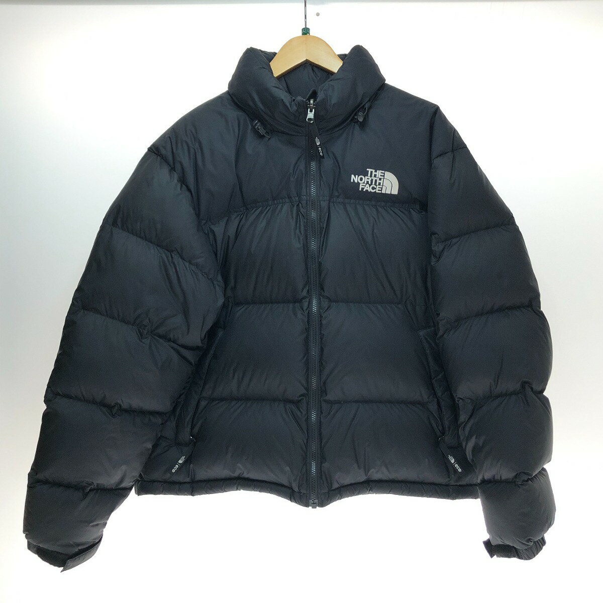 □□【中古】THE NORTH FACE ザノースフェイス 韓国ダウン 1996 エコ ヌプシジャケット XLサイズ NJ1DP05A ブラック Bランク