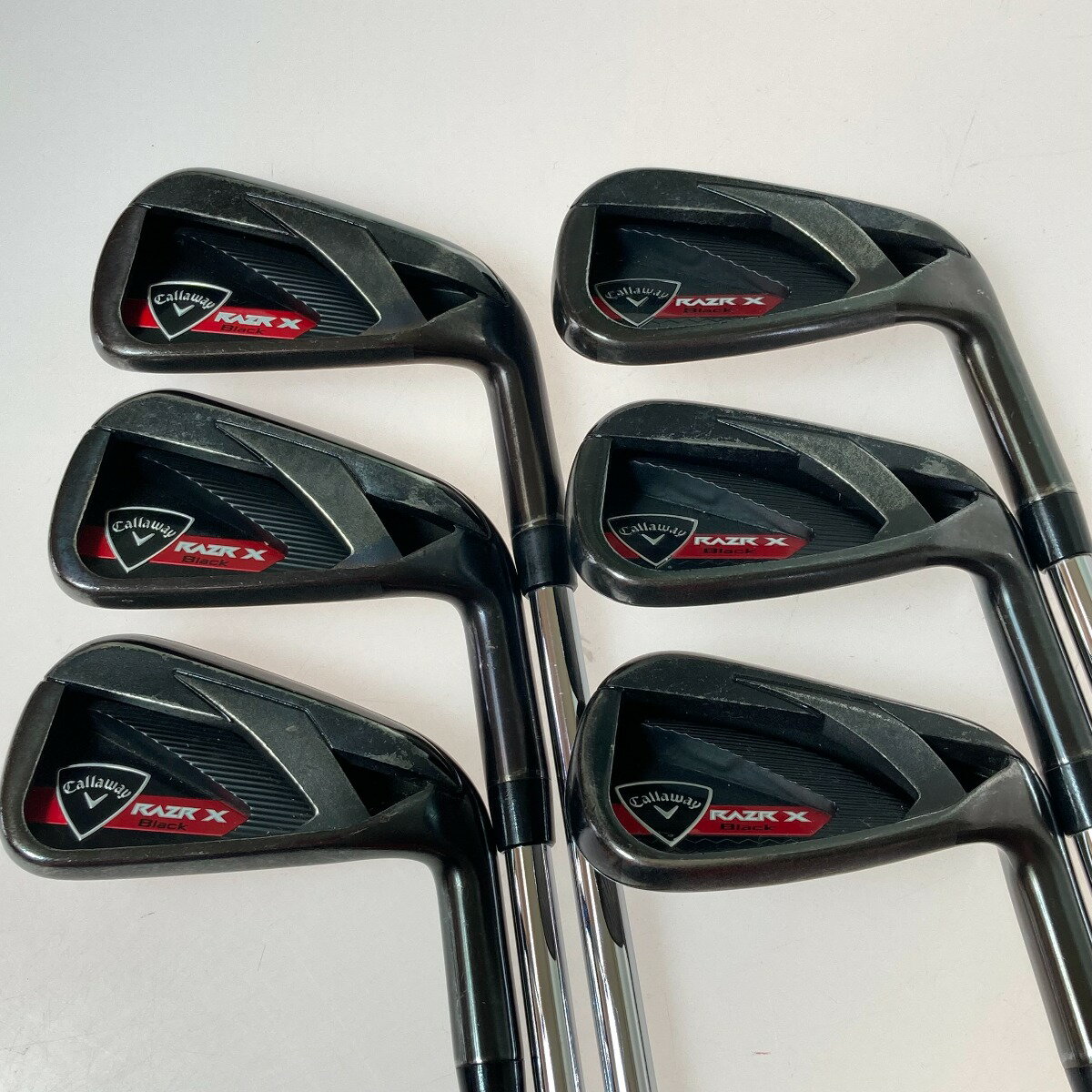 ◎◎【中古】Callaway キャロウェイ RAZR X レイザーX Black 5-9.P 6本 アイアンセット N.S.PRO 950GH S Cランク