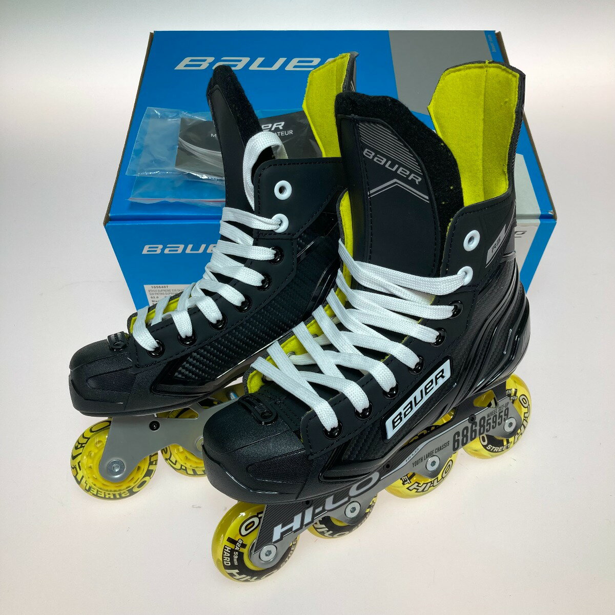 ◎◎【中古】Bauer バウアー インラインスケート ジュニア サイズ2.0 靴幅D SUPREME S35 Aランク