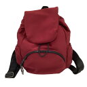 【中古】MARY QUANT マリークワント レディース カラビナリュック ボルドー Bランク