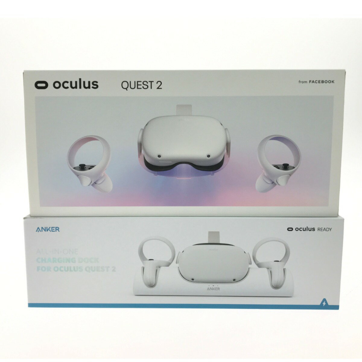 ▼▼【中古】Oculus Quest2 256GB オキュラスクエスト2 充電台セット KW49CM Bランク