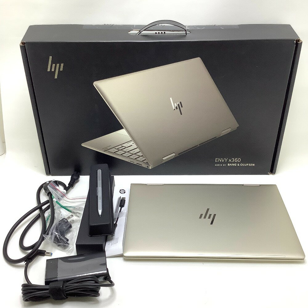 ▲▲【中古】HP ヒューレットパッカード ノートパソコン ENVY X360 13.3インチ 13-bd0541TU 54J99PA-AAAW ペイルゴールド Bランク