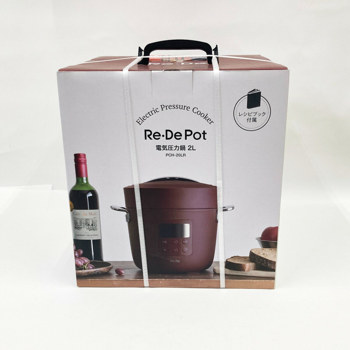 〇〇【中古】Re・De Pot 電気圧力鍋 2L PCH-20LR 未開封品 Sランク