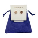 ◆◆【中古】TORY BURCH トリーバーチ ピアス ミラースタッズピアス ピンクゴールド Aランク