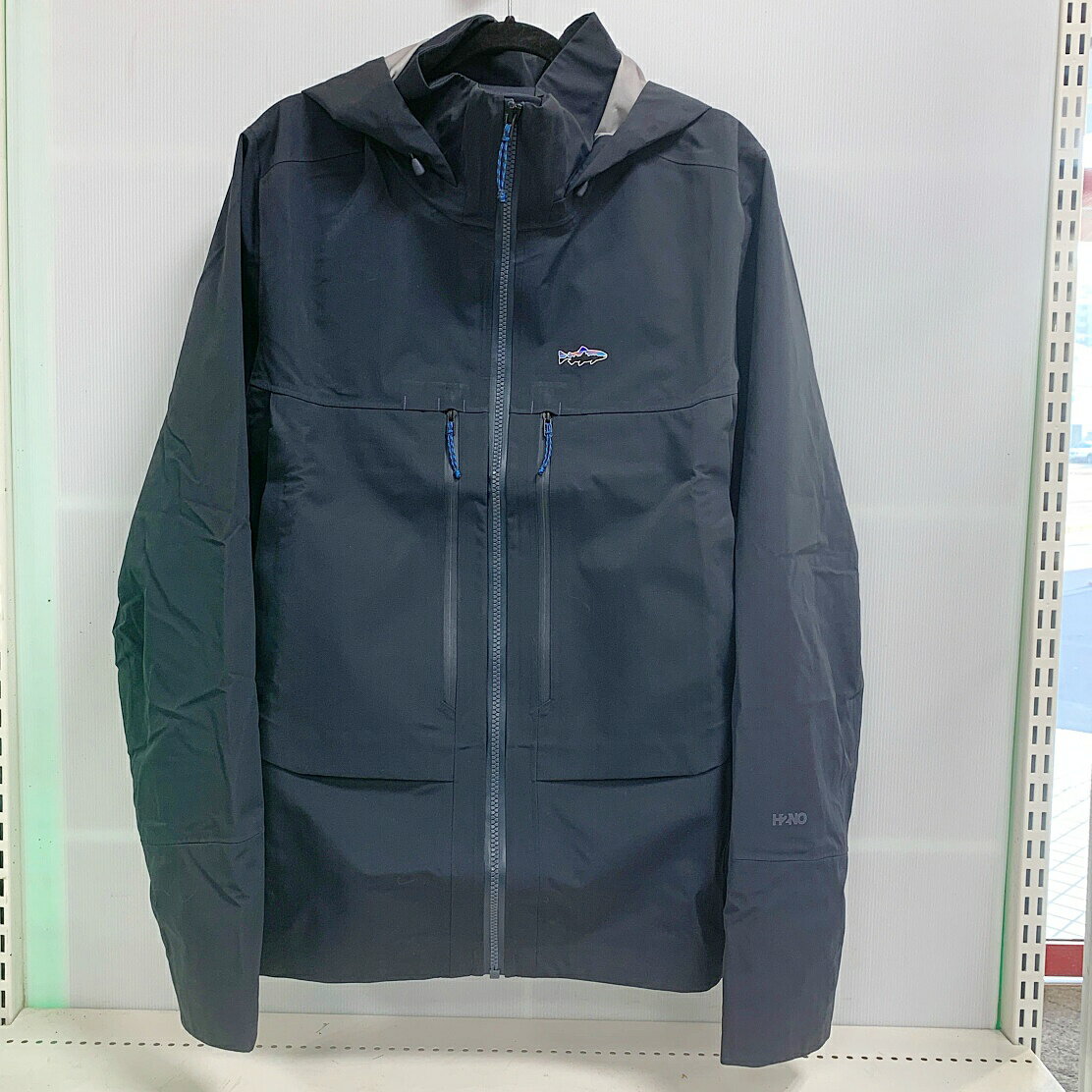 ★★【中古】Patagonia パタゴニア スウィフトカレント ジャケット フィッシングジャケット　Lサイズ SMOLDER BLUE Aランク