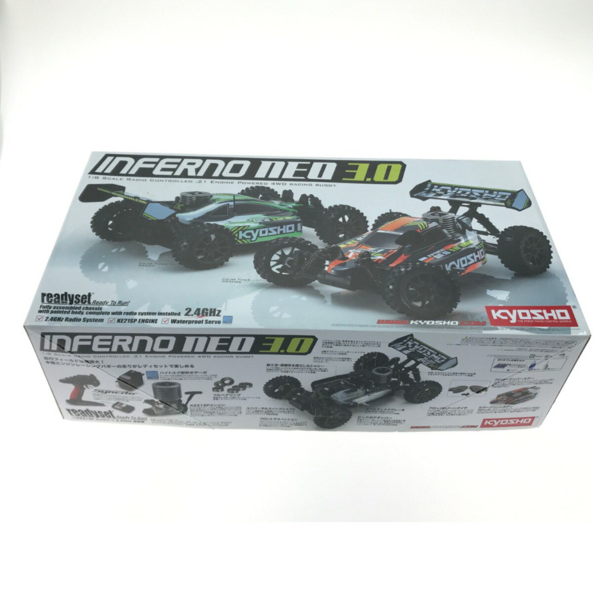 ▼▼【中古】Kyosho ラジオコントロール インファーノ NEO 3.0 カラータイプ3 オレンジ 33012T3 Sランク