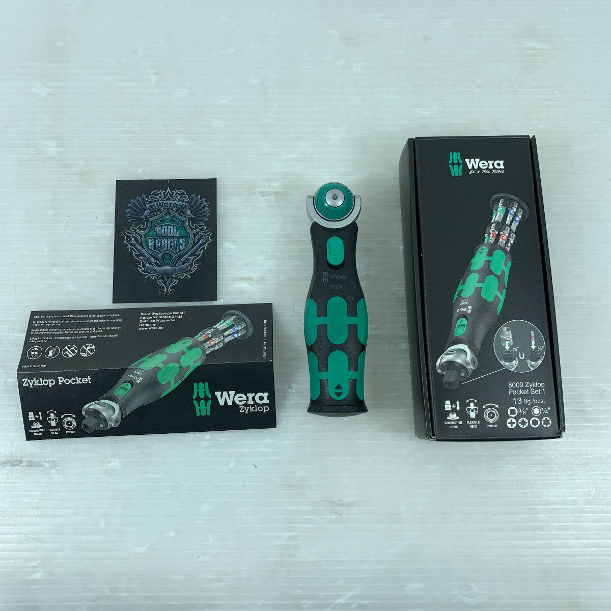 κκ【中古】wera ハンドツール ドライバー 8009 グリーン×ブラック Bランク