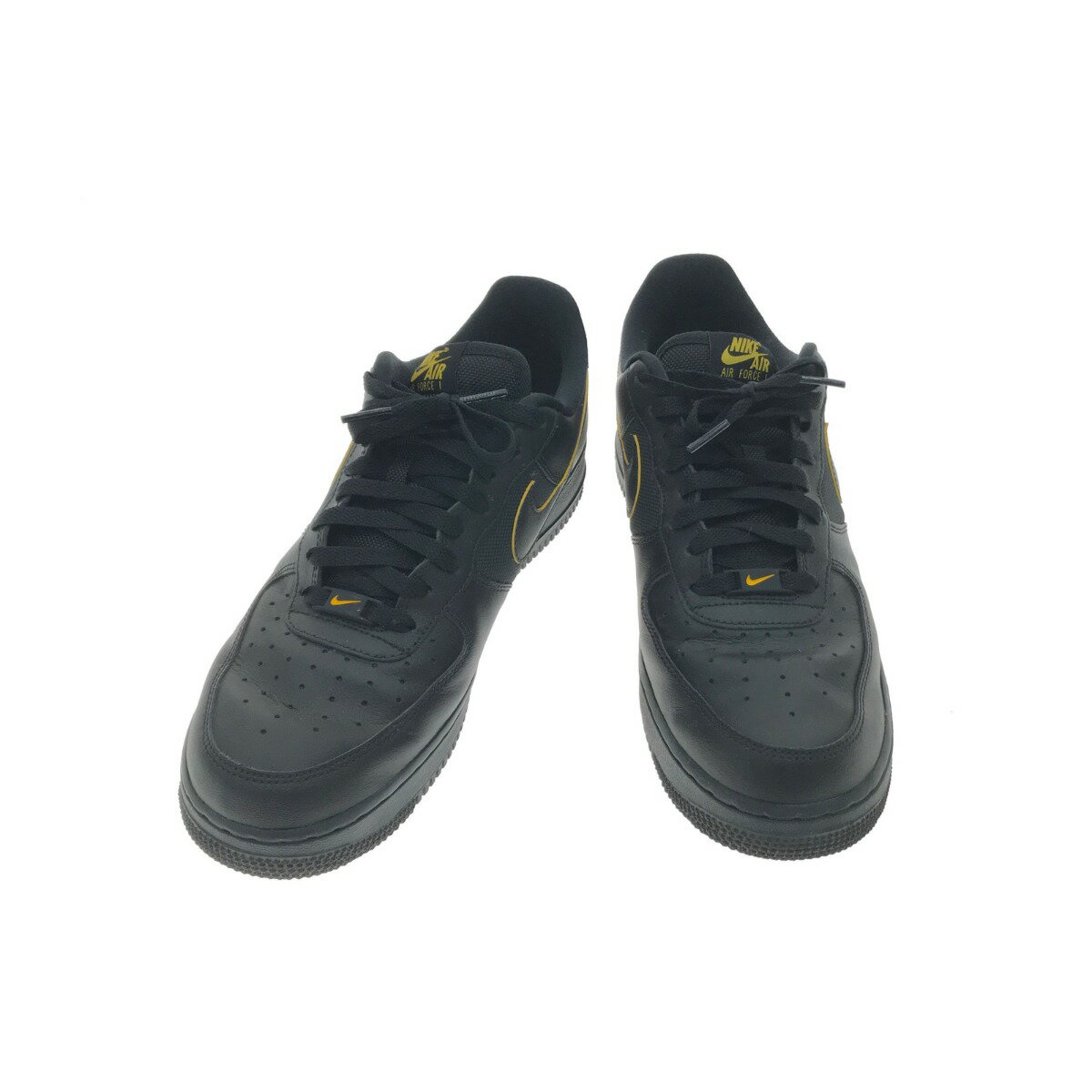 ▼▼【中古】NIKE ナイキ AIR FORCE 1 '07 ローカットスニーカー FZ4617-001 ブラック Bランク