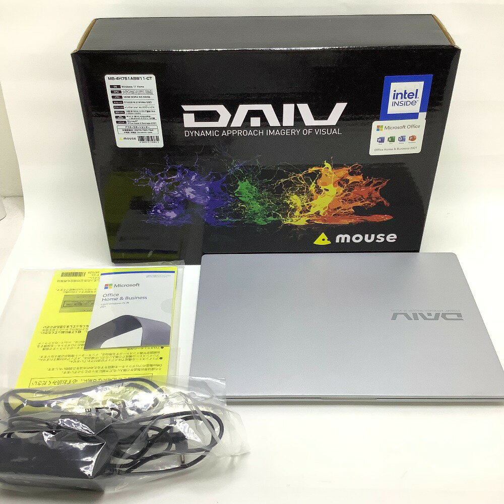 ▲▲【中古】mouse ノートパソコン DAIV 14インチ LAPTOP MB-4H751ABW11-CT Cランク